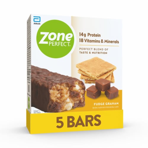 ZonePerfect® Fudge Graham Nutrition Bars Perspective: front