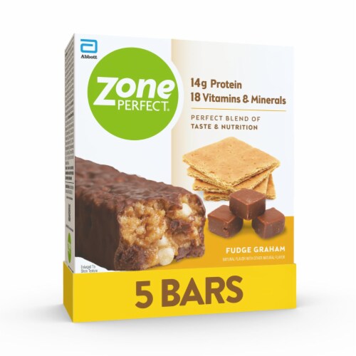 ZonePerfect® Fudge Graham Nutrition Bars Perspective: front