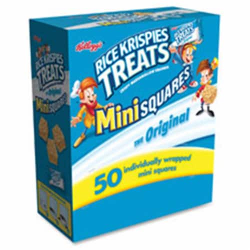 Keebler KEB12346 Rice Krispies Treats Original Mini Squares, 50 Per Box Perspective: front