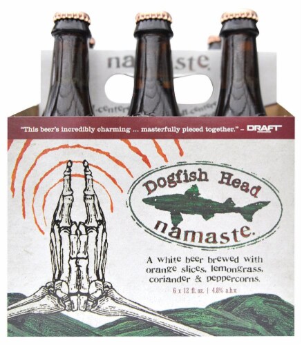 Dogfish Head Namaste Beer - 6 Bottles Perspective: front