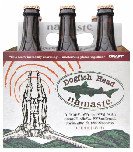 Dogfish Head Namaste Beer - 6 Bottles Perspective: front
