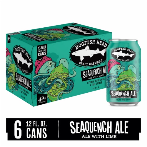 Dogfish Head SeaQuench Ale Session Sour Beer Perspective: front