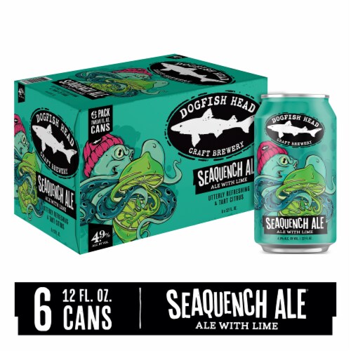 Dogfish Head SeaQuench Ale Session Sour Beer Perspective: front