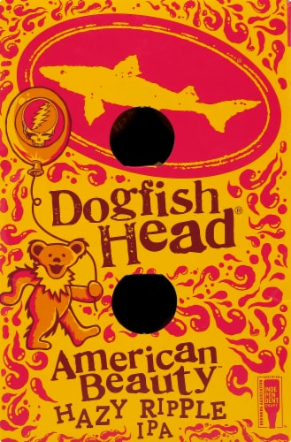 Dogfish Head American Beauty Hazzle Ripple IPA Perspective: front