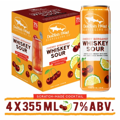 Dogfish Head Cherry Bergamot Whiskey Sour Perspective: front