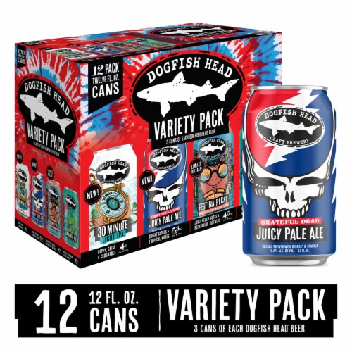 Dogfish Head Variety Pack Beer Perspective: front