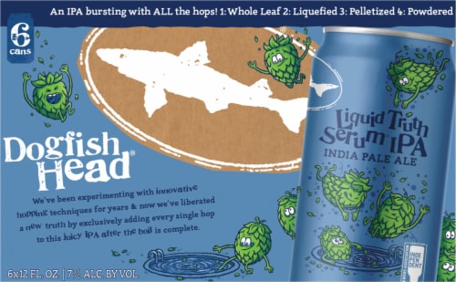 Dogfish Head Liquid Truth Serum IPA India Pale Ale Perspective: front