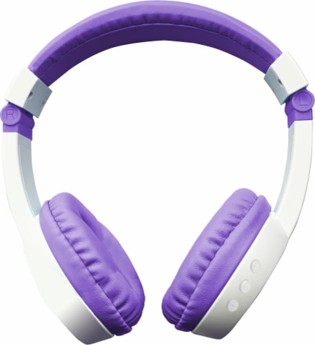 Mizari Wireless Interchangeable Stickers Headset with Mic Perspective: front