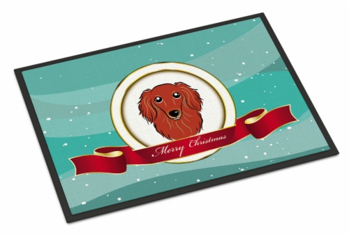 Dachshund christmas doormat sale