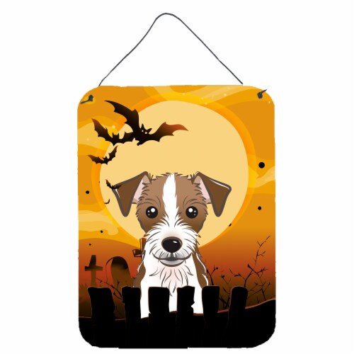Carolines Treasures  BB1760DS1216 Halloween Jack Russell Terrier Wall or Door Ha Perspective: front