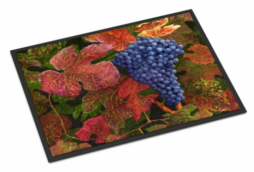Carolines Treasures  TMTR0151MAT Grapes Of Joy by Malenda Trick Indoor or Outdoo Perspective: front