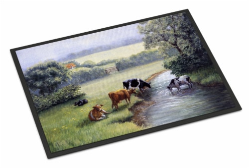 Grazing Cows Doormat 