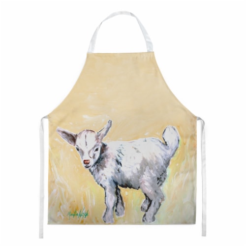 Carolines Treasures MW1244APRON Bill the Kid Goat Apron Perspective: front