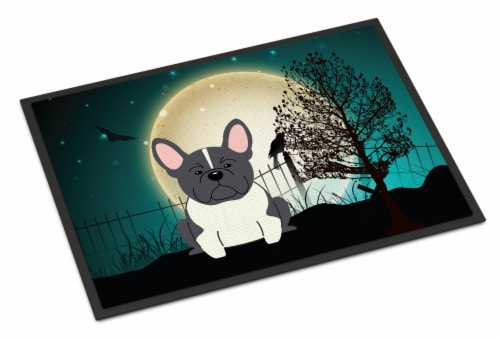 French bulldog outdoor mat top
