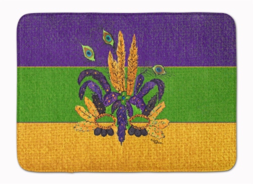 mardi gras kitchen mat