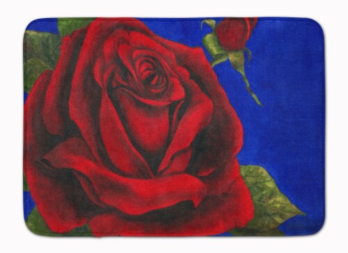 Carolines Treasures  TMTR0226RUG Rose by Malenda Trick Machine Washable Memory F Perspective: front