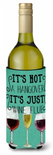 Carolines Treasures  BB5409LITERK Wine Flue Sign Wine Bottle Hugger Perspective: front