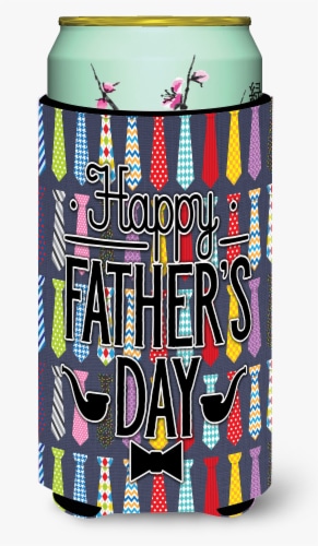 Carolines Treasures  BB5438TBC Happy Father's Day Neckties Bright Tall Boy Hugge Perspective: front