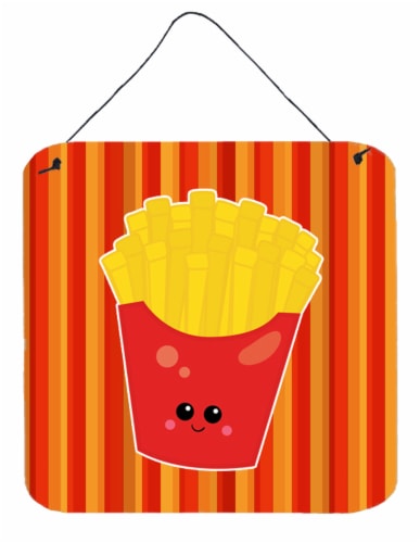 Carolines Treasures  BB7050DS66 French Fries Face Wall or Door Hanging Prints Perspective: front
