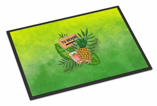 Carolines Treasures  BB7450JMAT To the Beach Summer Indoor or Outdoor Mat 24x36 Perspective: front