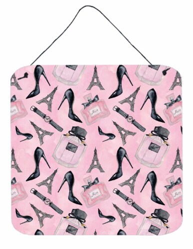 Watercolor Fashion Diva Shoes and accessories Wall or Door Hanging Prints Perspective: front