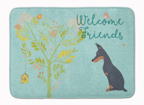 Doberman welcome mat outlet