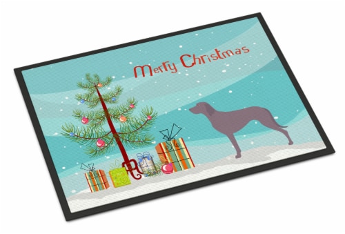 Carolines Treasures BB8442MAT Weimaraner Christmas Doormat 18x27 18Hx27W Fry s Food Stores