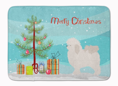Carolines Treasures  BB8471RUG Bolognese Christmas Machine Washable Memory Foam Perspective: front