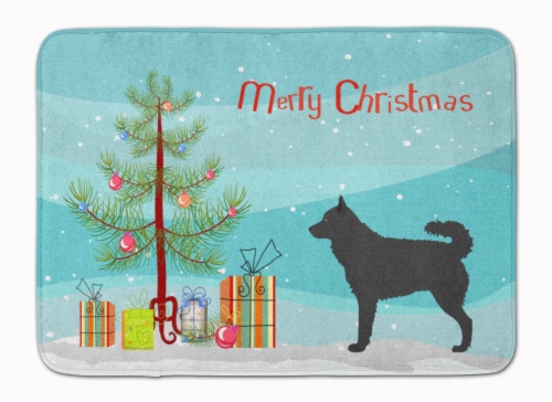 Carolines Treasures  BB8498RUG Mudi Christmas Machine Washable Memory Foam Mat Perspective: front