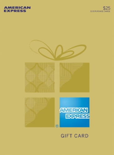 American Express $25 Gift Card Perspective: front