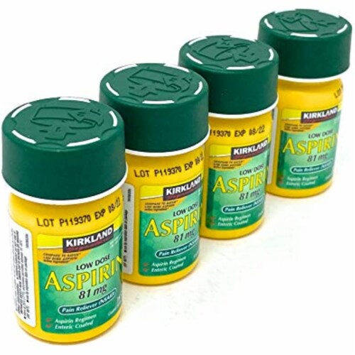 KIRKLAND SIGNATURE Low Dose Aspirin, 1460 Count (Pack of 4), 1 Kroger