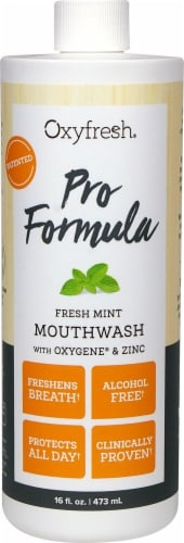 Oxyfresh Pro Formula Fresh Mint Mouth Wash Perspective: front