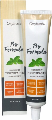 Oxyfresh Pro Formula Fresh Mint Toothpaste Perspective: front