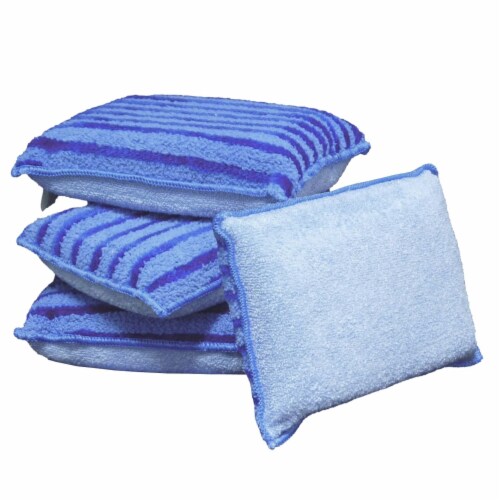 Magic Microfiber Sponges (4 Pack) Perspective: front