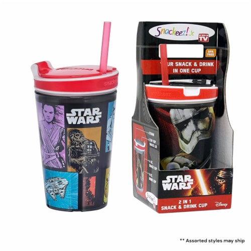 Snackeez Jr - 2-in-1 Snack & Drink Cup Star Wars 7 Movie Edition (Assorted)  2PK, 2 - Kroger