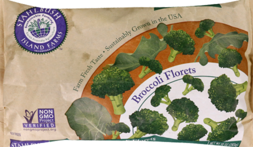 Stahlbush Island Farms Frozen Broccoli Florets Perspective: front