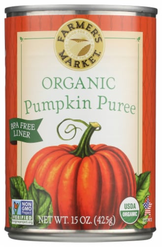 Kroger - Farmer's Market Organic Pumpkin, 15 oz