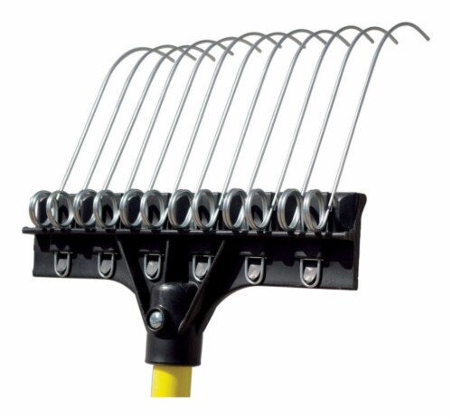 Groundskeeper II 65 in. L x 9 in. W Steel Shrub Rake Fiberglass