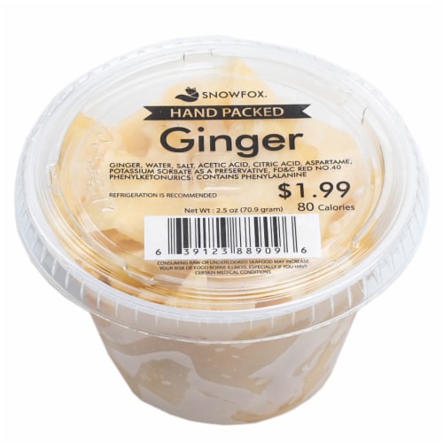 Snowfox® Hand Packed Ginger Perspective: front