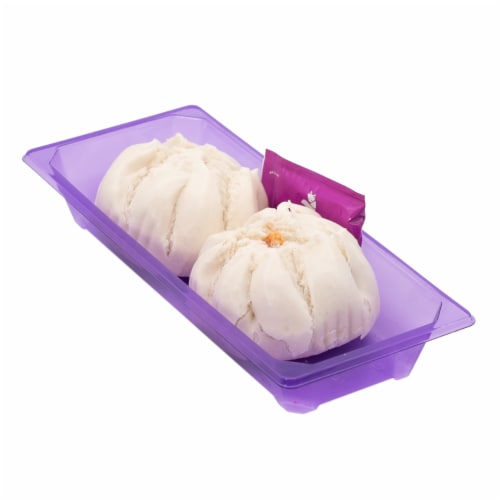 Japanese Food Express Inc Steamed Pork Bun Perspective: front
