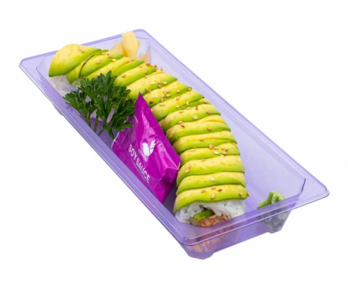Japanese Food Express Caterpillar Sushi Roll Perspective: front