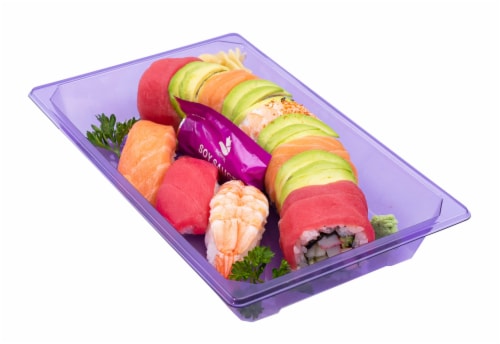 Japanese Food Express Inc Dragon Salmon/Nigiri Sushi Combo Perspective: front