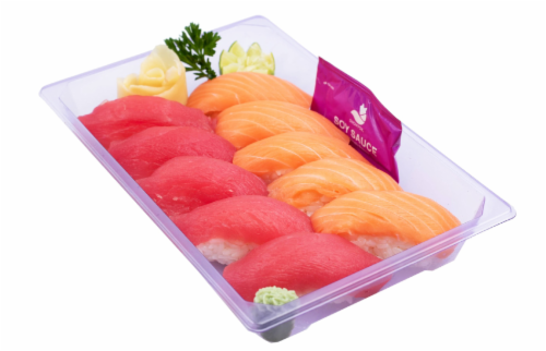Japanese Food Express Inc Nigiri Deluxe Sushi Combo Perspective: front