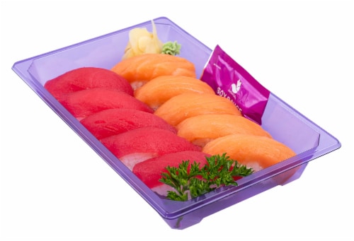 Kosher Nigiri Deluxe Sushi Combo Perspective: front
