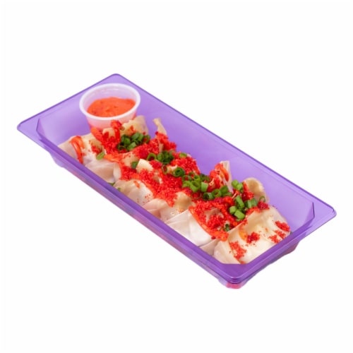 Japanese Food Express Cheetos Flamin' Hot® Loaded Chicken Dumplings Perspective: front