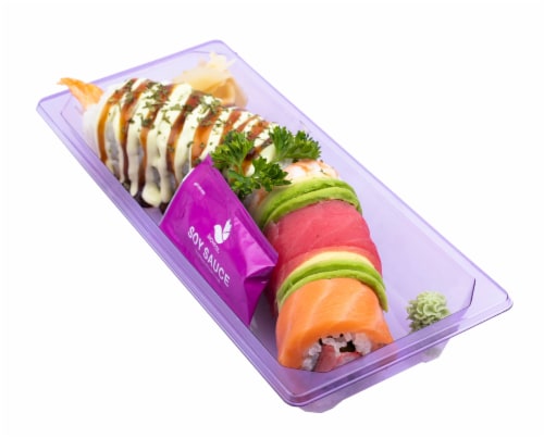 Creamy Shaggy Mermaid Sushi Roll Perspective: front