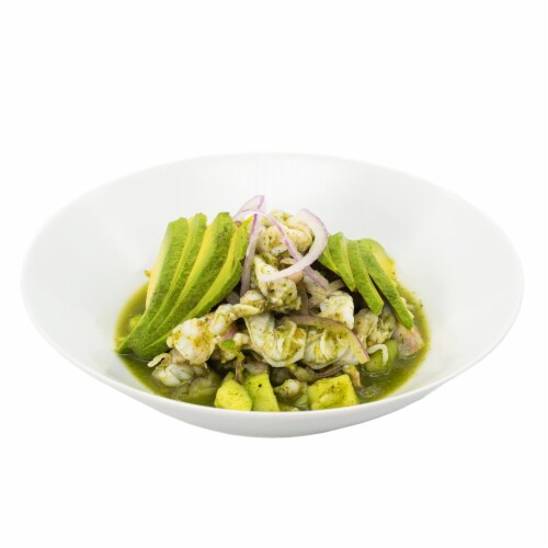 Japenese Food Express Mild Aguachile Ceviche Perspective: front