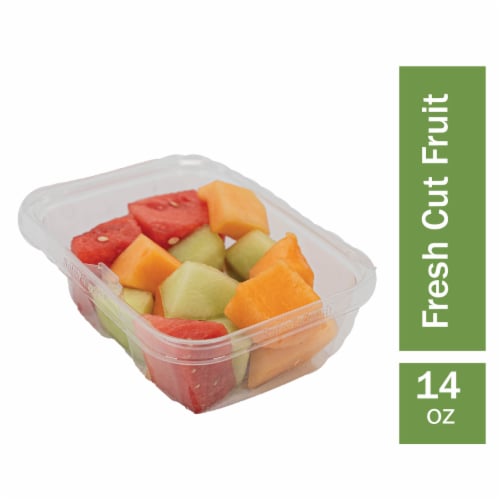 14 oz Fresh Cut Mixed Melon Perspective: front