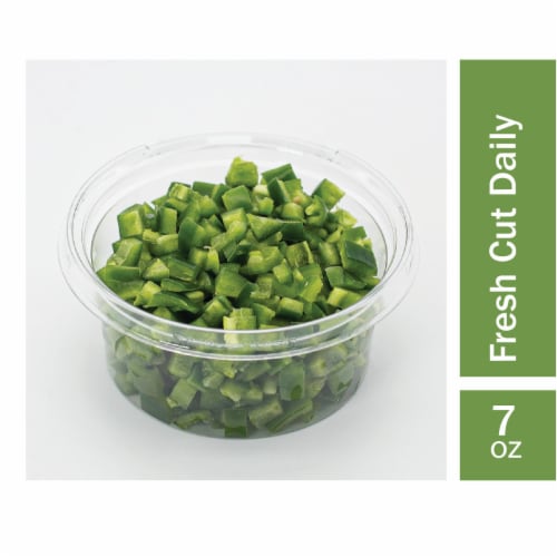 Fresh Cut Jalapeno Diced Perspective: front