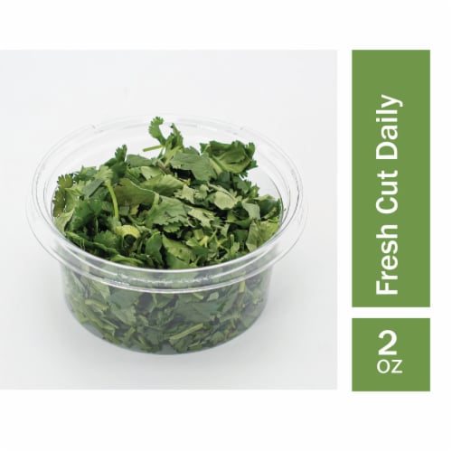 Fresh Cut Chopped Cilantro Perspective: front